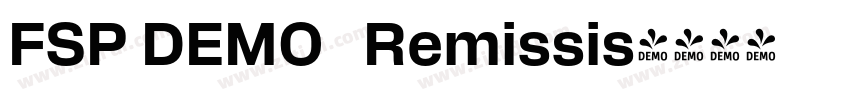 FSP DEMO   Remissis字体转换